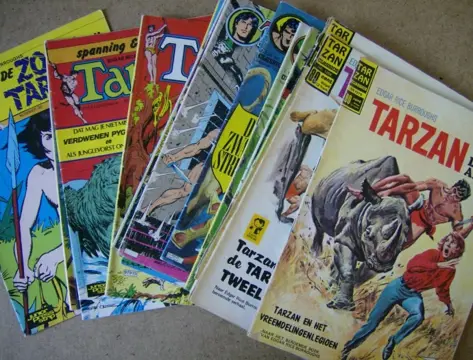 Diverse comics tarzan adv 1750