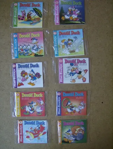 Donald duck mini boekjes adv 1815