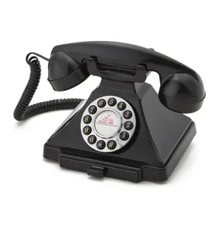 GPO Drukknoppen Bakeliet '20 Ontwerp Telefoon Zwart