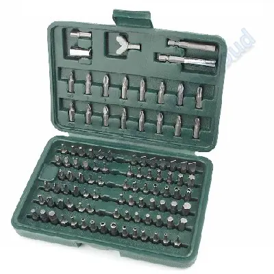 Bitset 100 delig van hoogwaardig speciaal staal