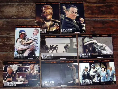 RULES OF ENGAGEMENT lobbycard set.