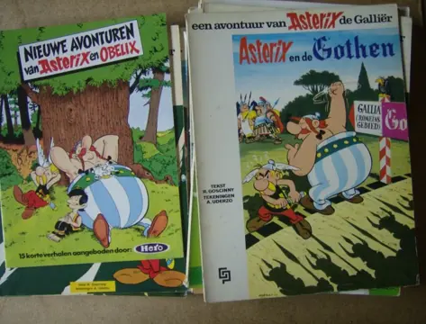 Asterix strips adv 2031