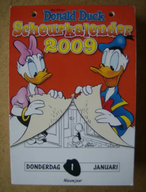 Donald duck scheurkalender 2009 adv 3738