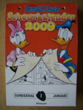 Donald duck scheurkalender 2009 adv 3738