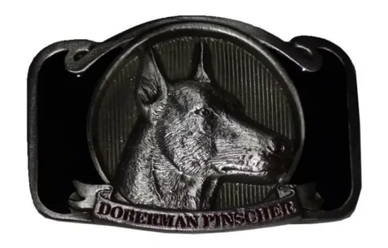 Buckle / gesp Dobberman pinscher