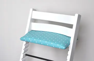 Gecoate zitkussens voor stokke tripp trapp 'Zeegroen sterren