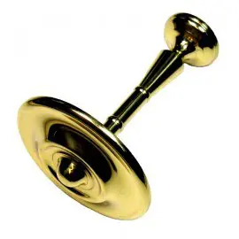 Wandrozet Royaal, embrasse houder, messing glans.