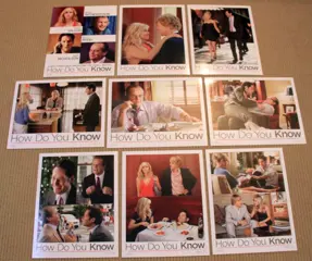 HOW DO YOU KNOW lobbycard set.