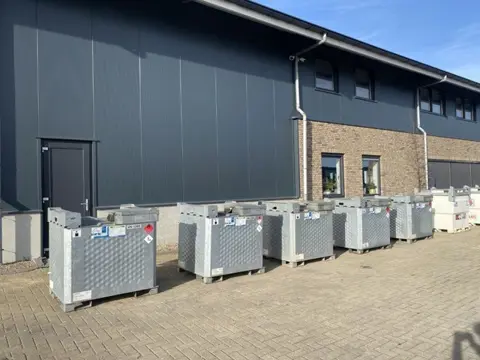 IBC Rietberg 1000 liter IBC Dieseltank Gegalvaniseerd