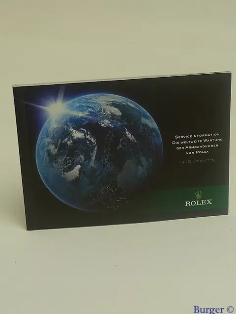 Rolex Service Information Booklet 2011 German