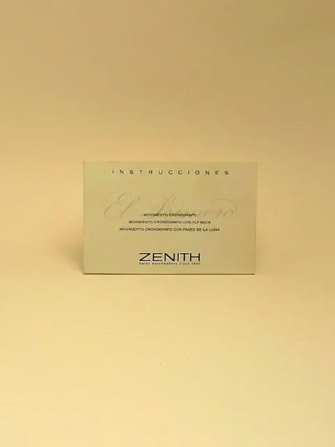 Zenith Booklet Instructions