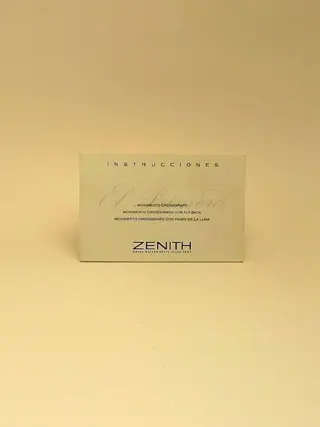 Zenith Booklet Instructions