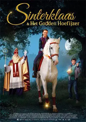 SINTERKLAAS en HET GOUDEN HOEFIJZER filmposter.