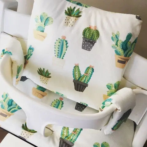 Gecoate cactus kussenset voor stokke tripp trapp kinderstoel