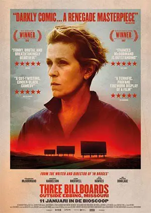 THREE BILLBOARDS OUTSIDE EBBING, MISSOURI poster.