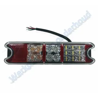 Achterlicht led 12/24v rechthoekig L/R