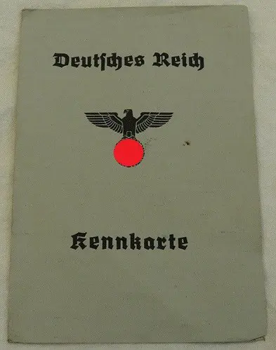 Deutsches Reich Kennkarte, ID Kaart Civiel, 1939, Viersen(1)