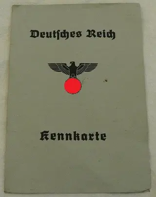 Deutsches Reich Kennkarte, ID Kaart Civiel, 1939, Viersen(1)