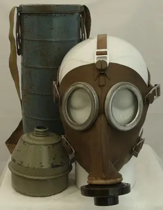 Gasmasker, België / Belgisch, type L.702, maat: 2, 1939.(3)
