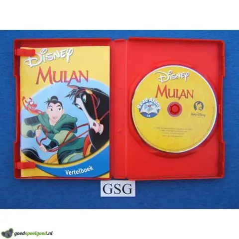 Vertelboek en CD Mulan