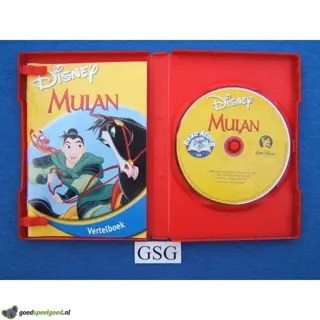 Vertelboek en CD Mulan