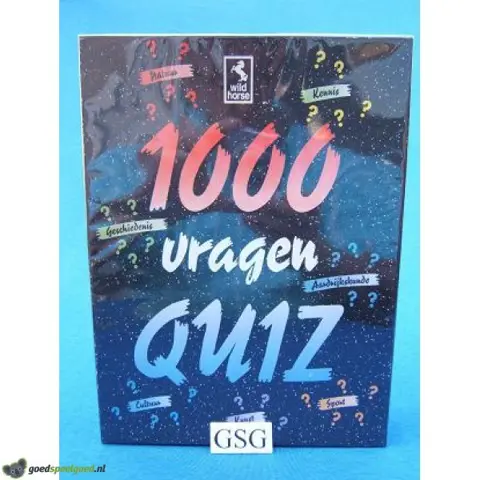 Duizend vragen quiz nr. 109112-01