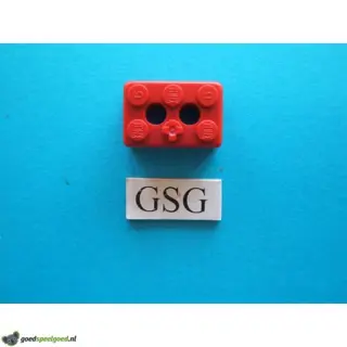 Steen 3x2 (6) rood nr. 16283