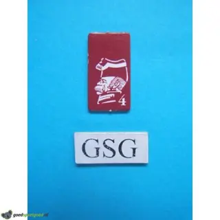 Kaartje sergeant rood nr. 60941-02