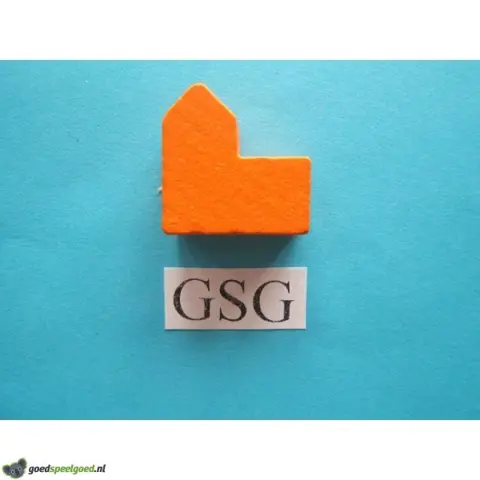 Stad oranje (hout) nr. 60270