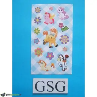 Stickervelletje paarden nr. 50272-01