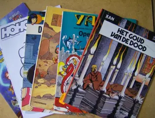 Stripboeken met de x y z adv5181