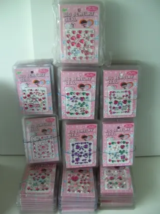 BIG JEWELRY PLAK JUWELEN 39 PAKJES NIEUW Traktatie tip!