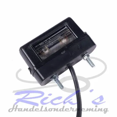 Kentekenverlichting met kabel, Aspock