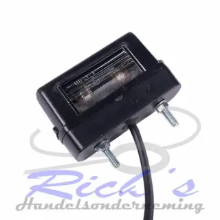 Kentekenverlichting met kabel, Aspock