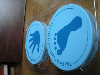 BABY 's eerste hand / voetafdruk
