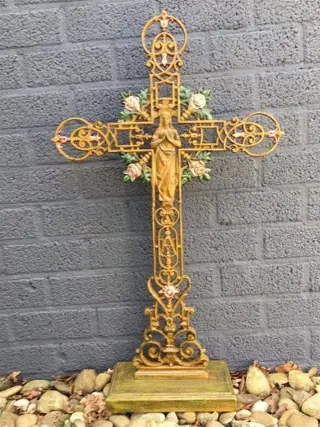 Kruis , gietijzeren kruis , kado