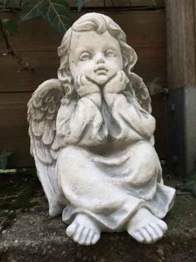 Tuinbeeld van engel , engel , kado