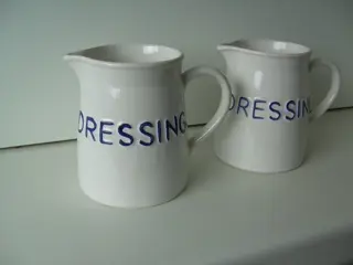 MELKKAN AARDEWERK 13 cm hoog 6 STUKS Nieuw