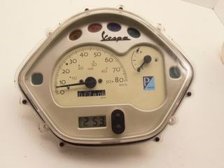 Km tellerklok vespa lx 50 2eh km: 6448