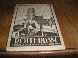 ROTTERDAM, Groote of St. Laurenskerk, voor 14 mei 1940