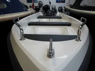 Nieuwe 3.90m vissloepjes donkergrijs.