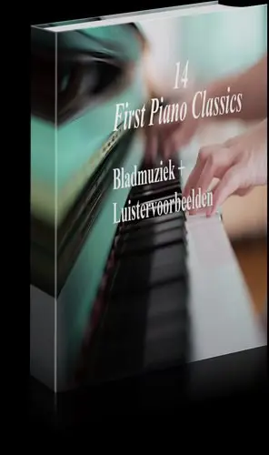 Bladmuziek voor piano met Luistervoorbeelden