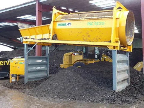 Menart TRP stationare trommelzeef zonder bunker