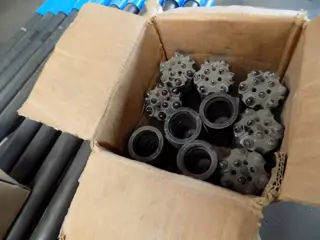 Diversen boorkronen spoel-steen en droog