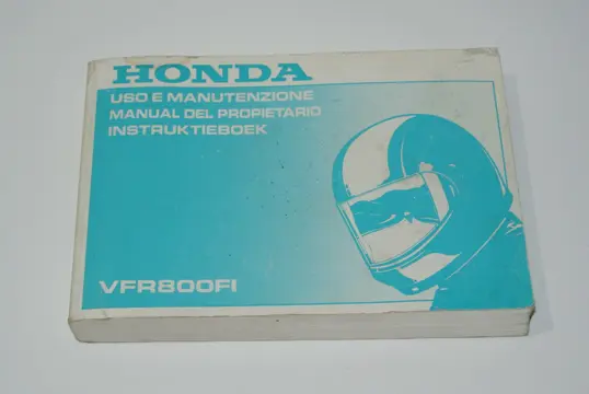 INSTRUCTIEBOEKJE Honda VFR 800 I 2002 - 2013