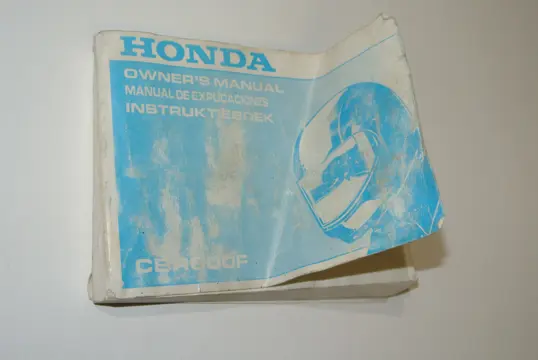 INSTRUCTIEBOEKJE Honda CBR 600 F 1999 - 2000