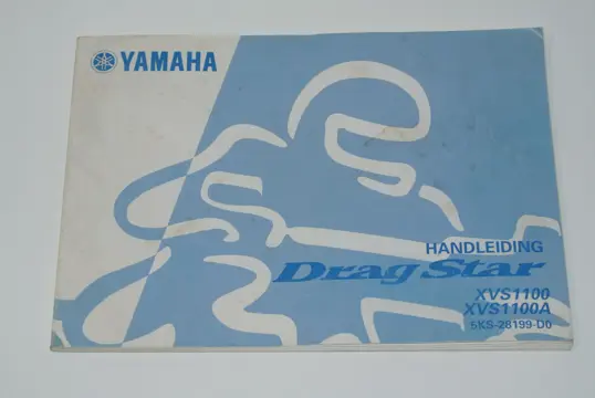 INSTRUCTIEBOEKJE Yamaha XVS 1100 Dragstar 1999 - 2007