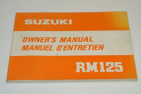 INSTRUCTIEBOEKJE Suzuki Overige Suzuki 1960 - 2021