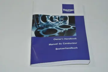 INSTRUCTIEBOEKJE Triumph Tiger 800 xc 2012 - 2013