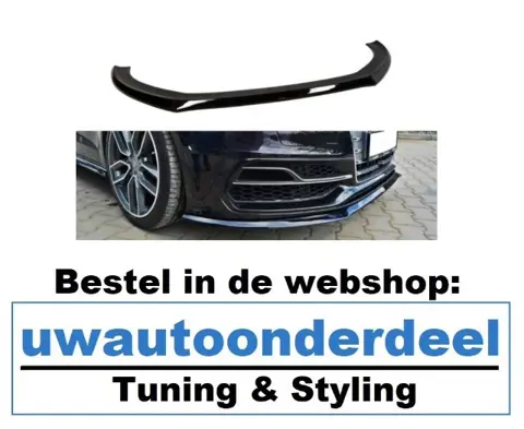 Maxton Design Audi A3 S3 RS3 Spoiler Lip Voorspoiler